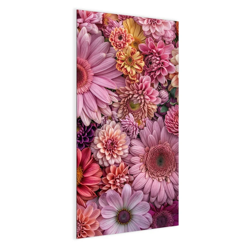 Magnettafel - Rosa Blütenteppich
