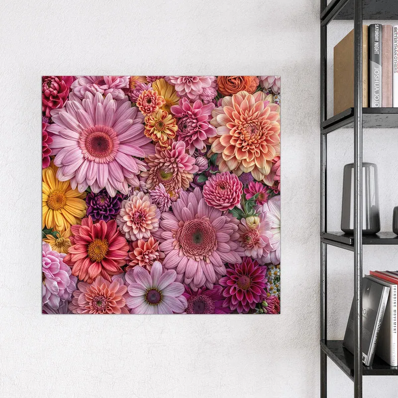 Magnettafel - Rosa Blütenteppich
