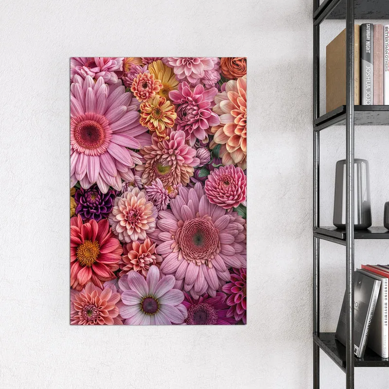 Magnettafel - Rosa Blütenteppich