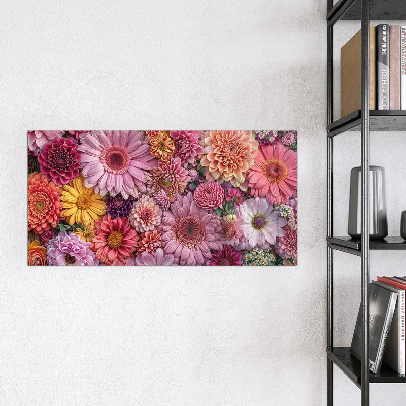 Magnettafel - Rosa Blütenteppich