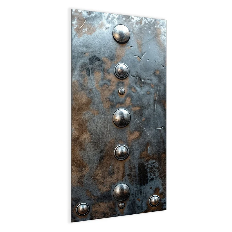 Magnettafel - Stahlplatte mit Nieten