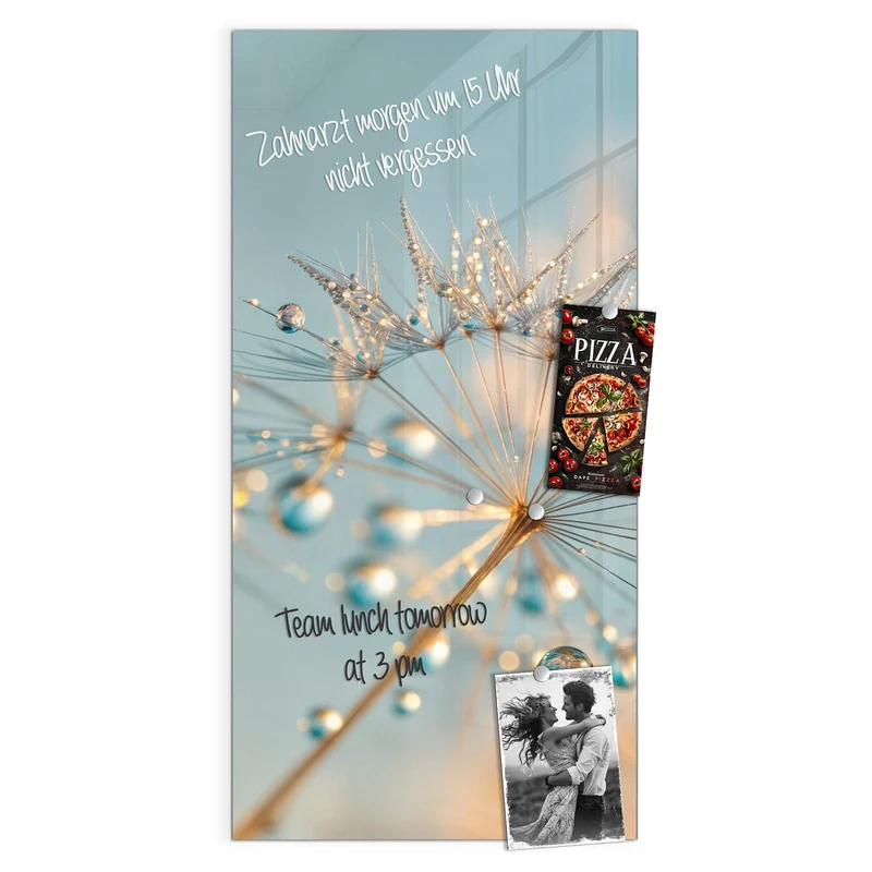 Magnettafel - Pusteblume am Himmel