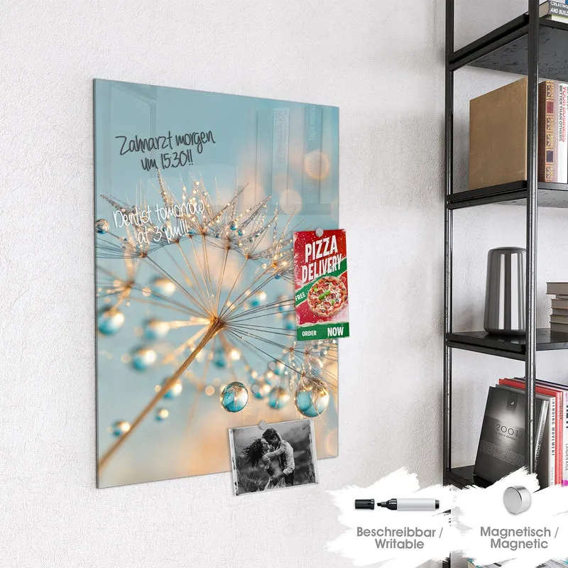 Magnettafel - Pusteblume am Himmel