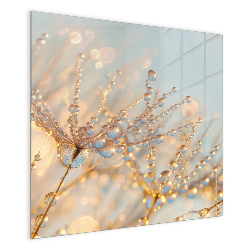 Magnettafel - Glitzernde Tautropfen