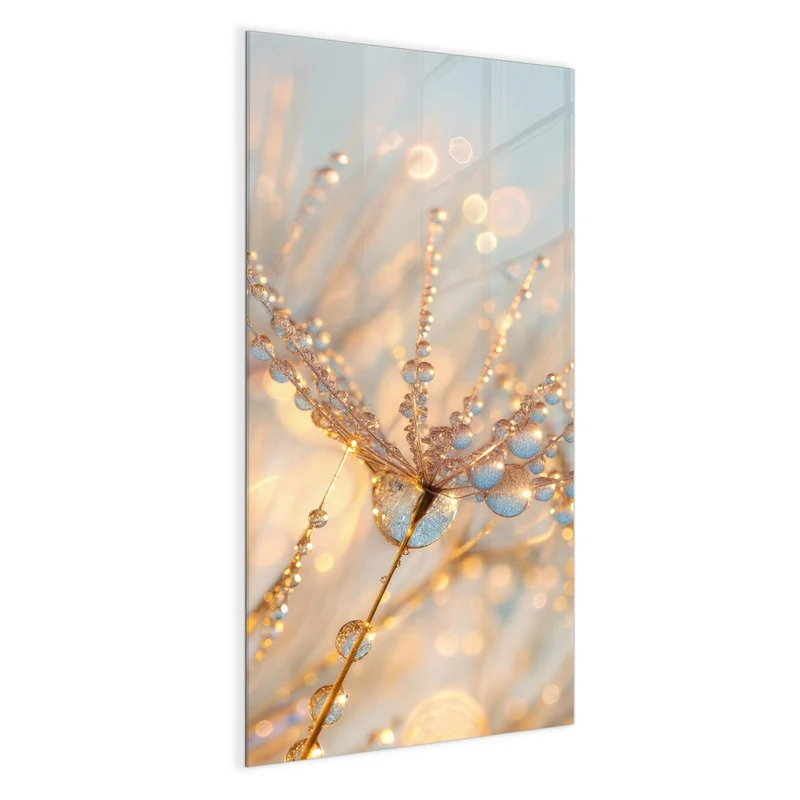 Magnettafel - Glitzernde Tautropfen