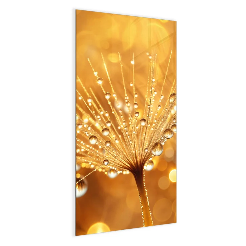 Magnettafel - Pusteblume voll Tau