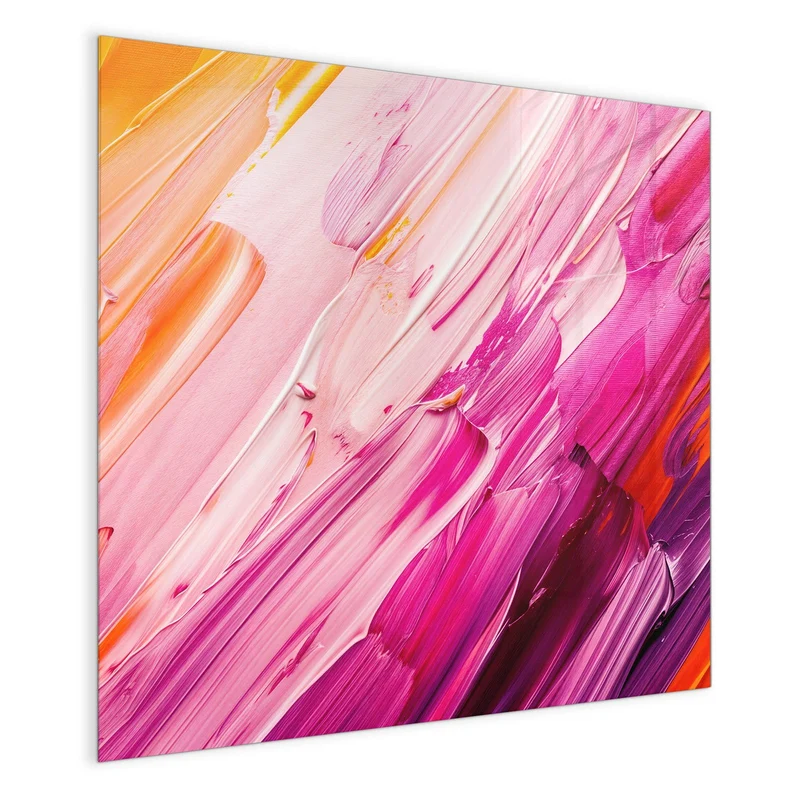 Magnettafel - Rosa Pinselstriche