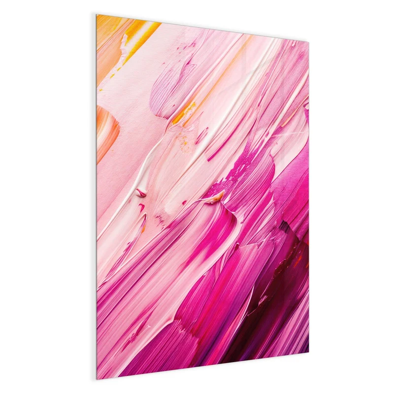 Magnettafel - Rosa Pinselstriche
