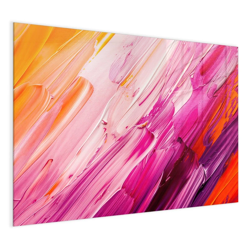 Magnettafel - Rosa Pinselstriche
