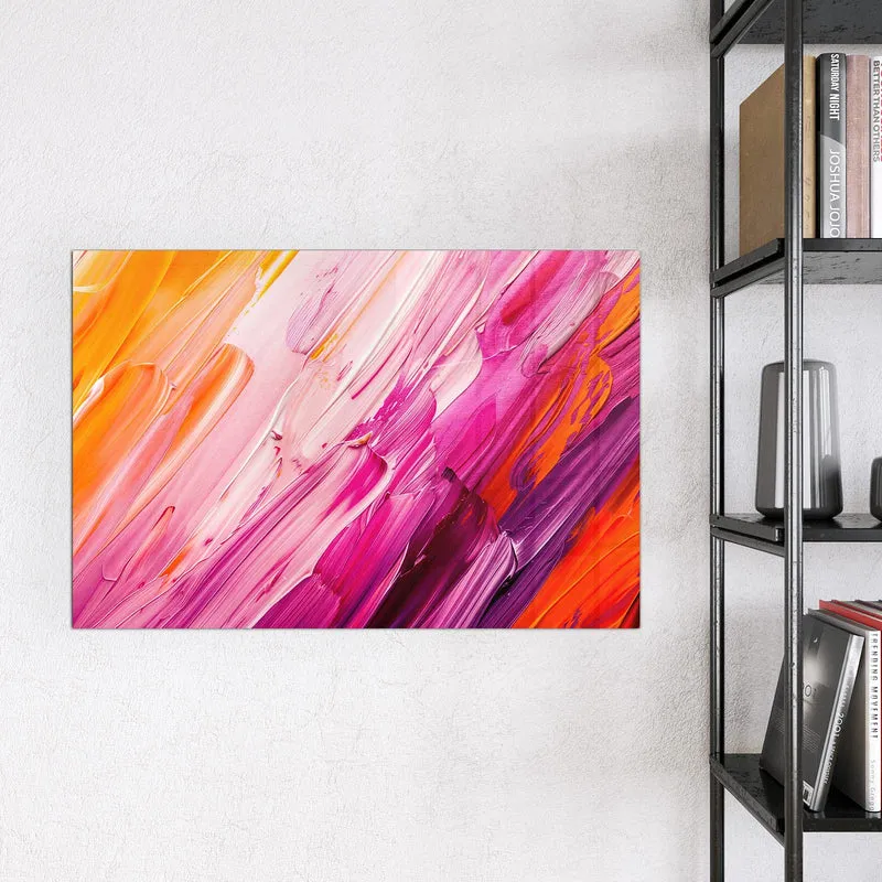 Magnettafel - Rosa Pinselstriche