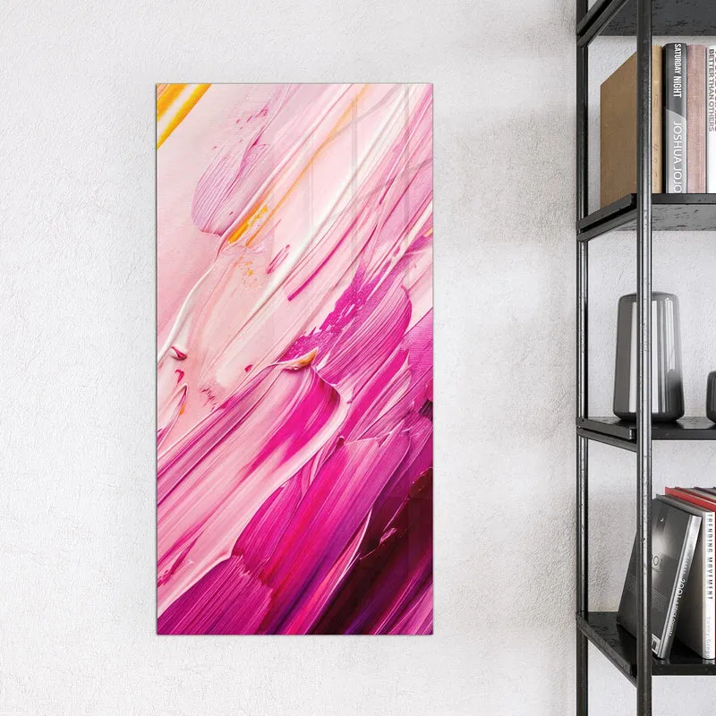 Magnettafel - Rosa Pinselstriche