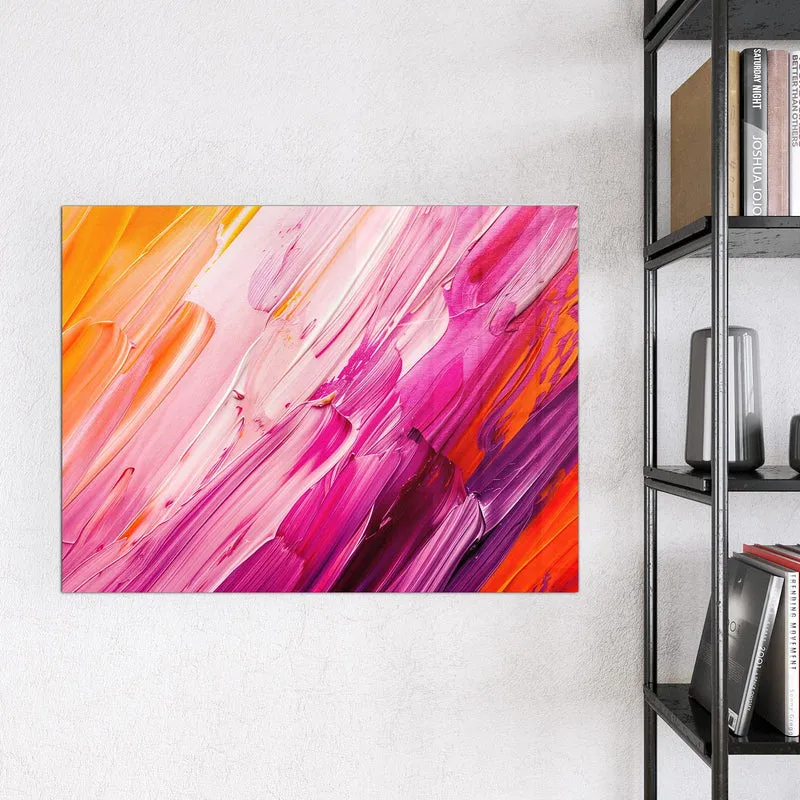 Magnettafel - Rosa Pinselstriche