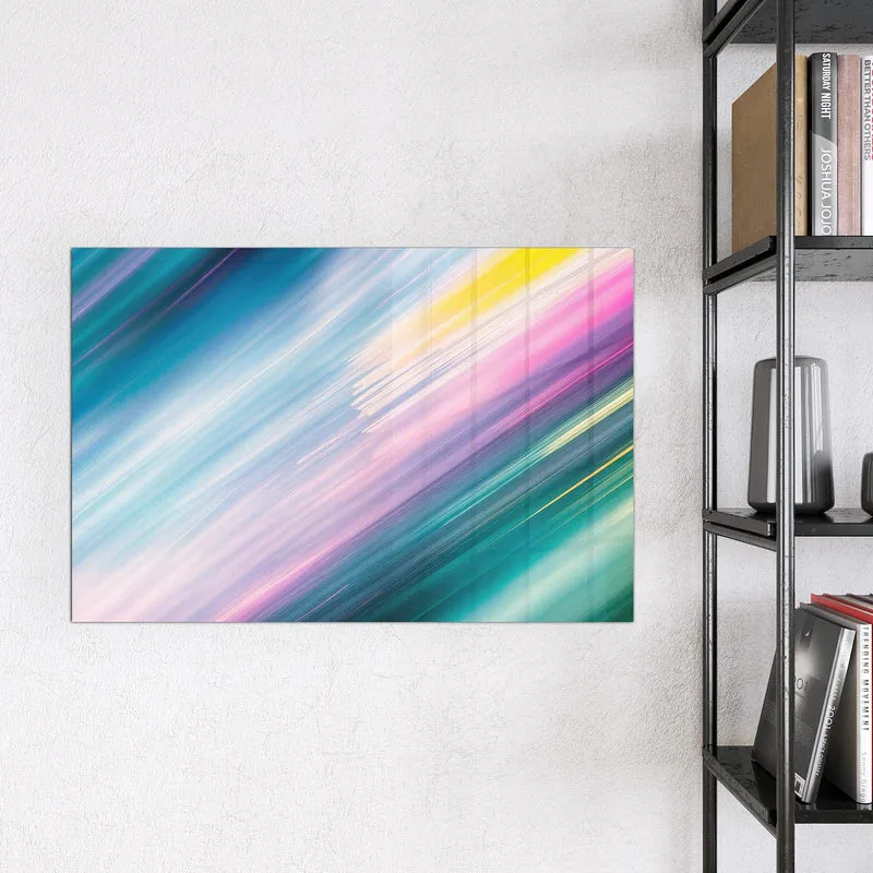 Magnettafel - Farbiges Streifenmuster