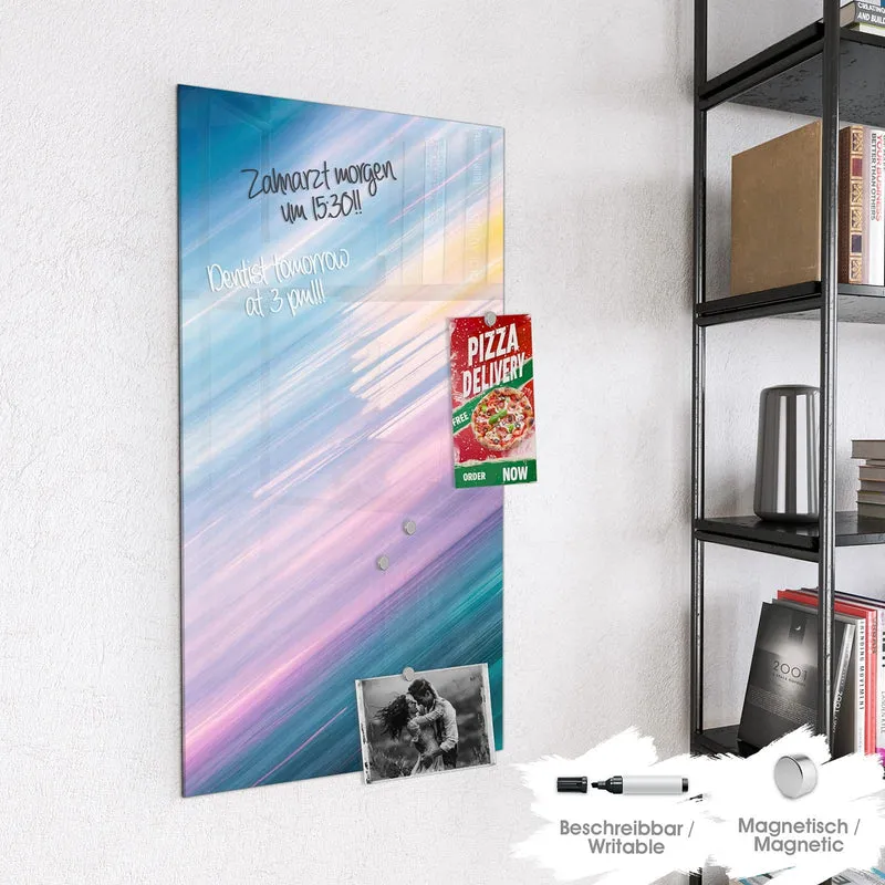Magnettafel - Farbiges Streifenmuster