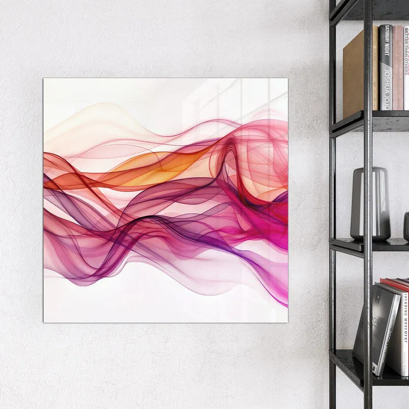 Magnettafel - Magenta Schleier