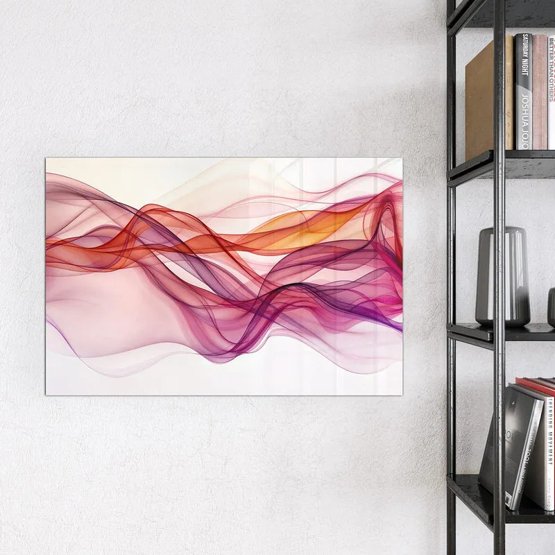 Magnettafel - Magenta Schleier