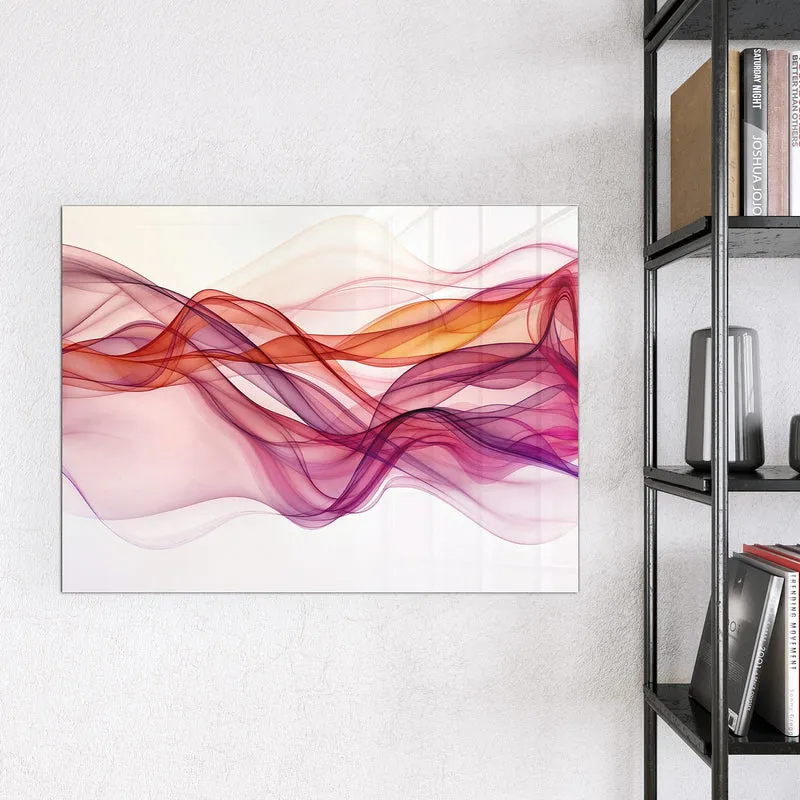 Magnettafel - Magenta Schleier