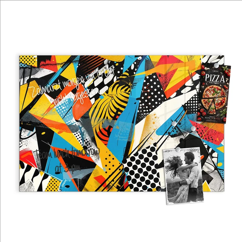Magnettafel - Pop Art Collage