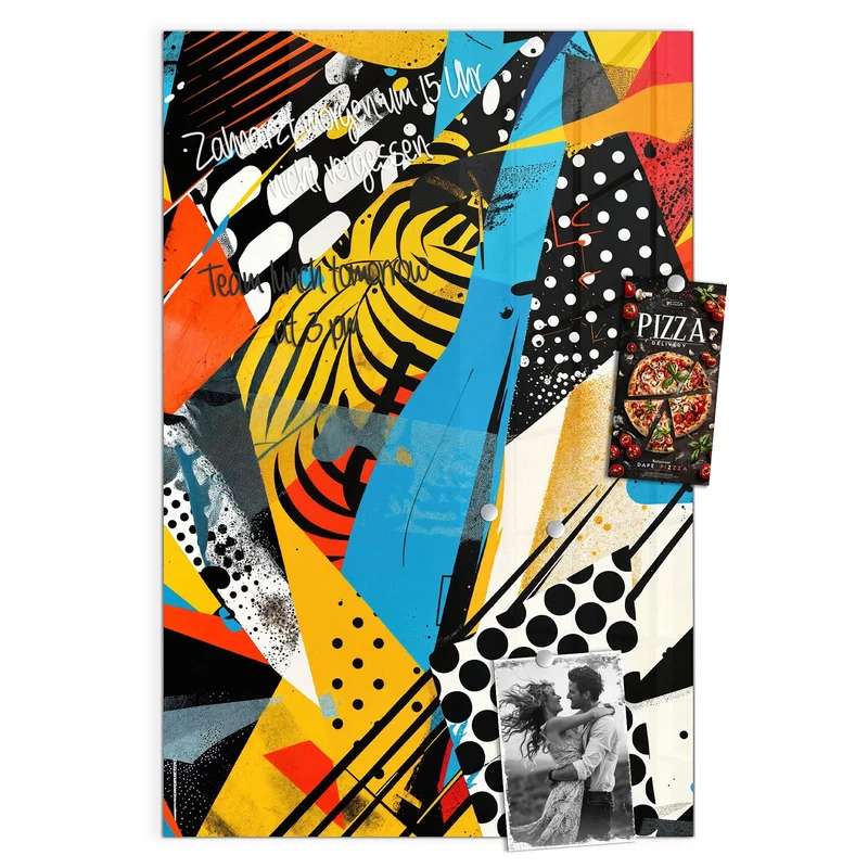 Magnettafel - Pop Art Collage