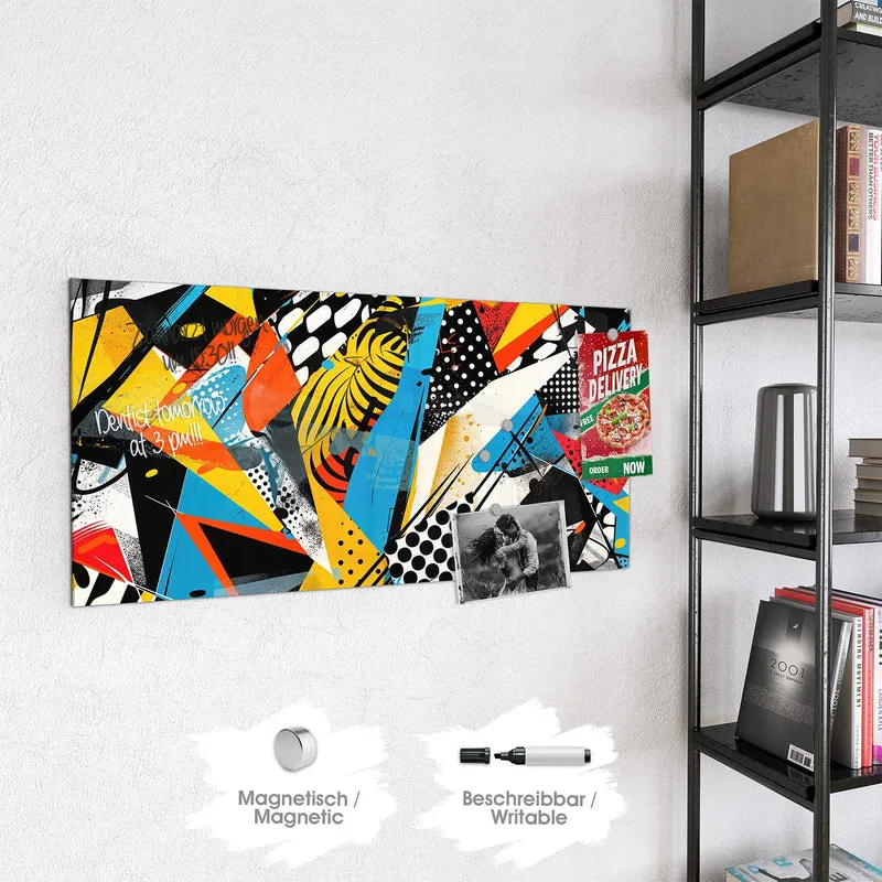 Magnettafel - Pop Art Collage