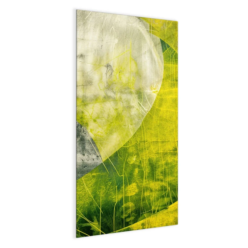Magnettafel - Gelbgrüne Formen