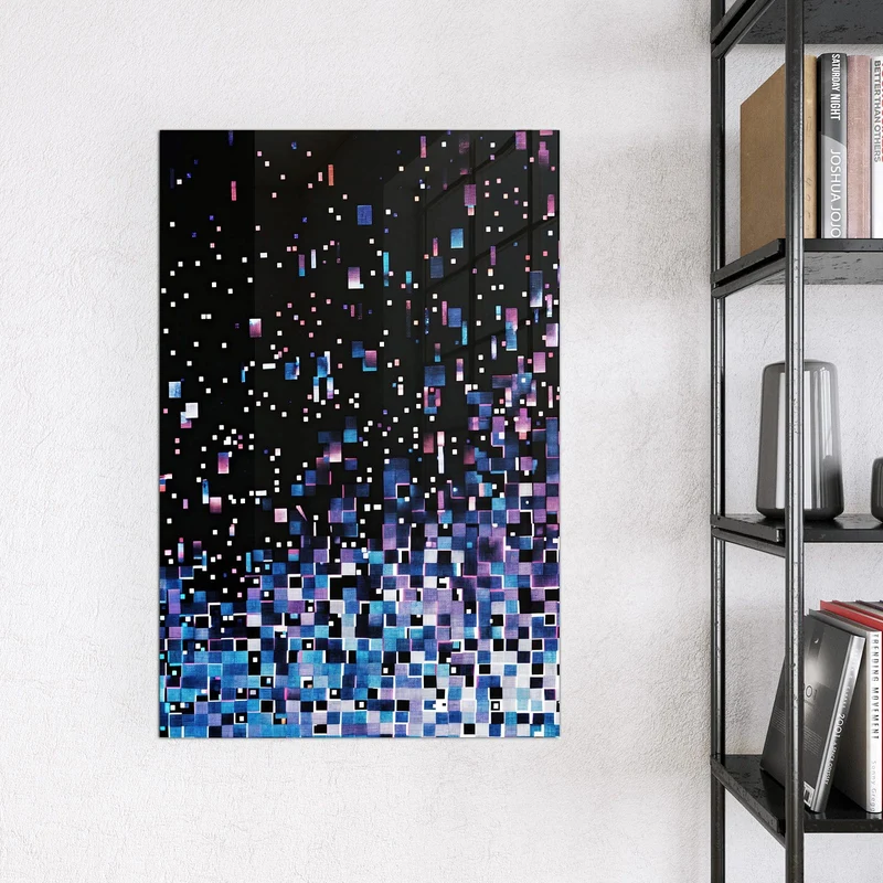 Magnettafel - Pixelmuster
