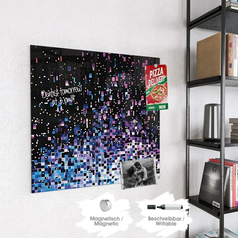 Magnettafel - Pixelmuster