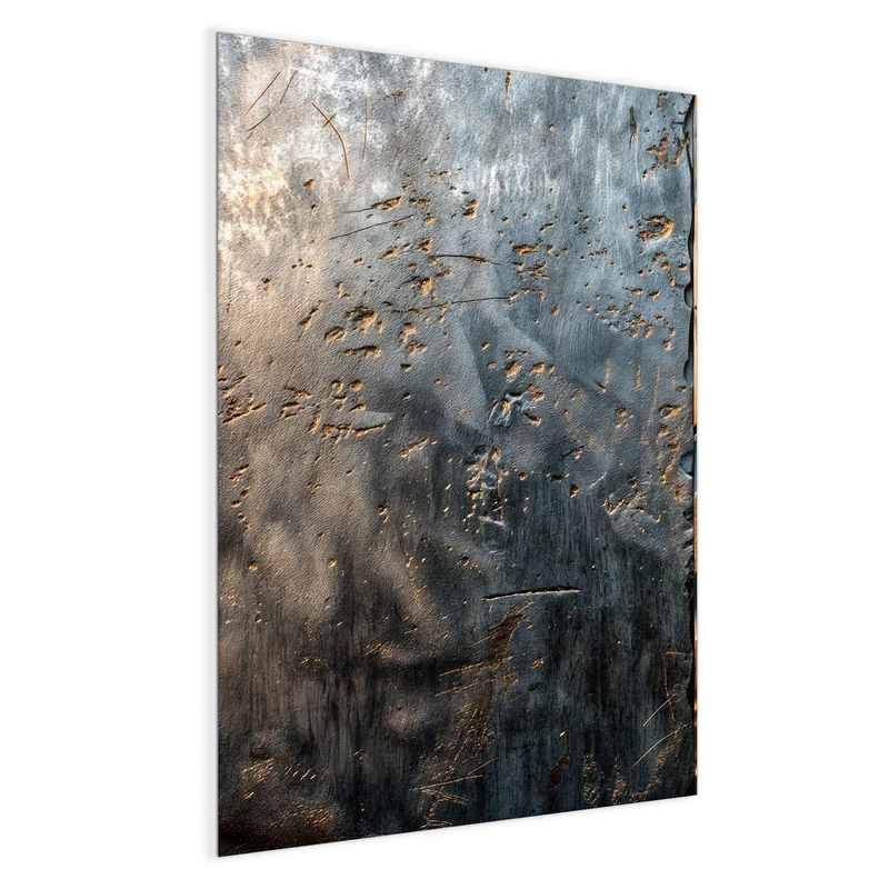 Magnettafel - Rostige Stahlplatten
