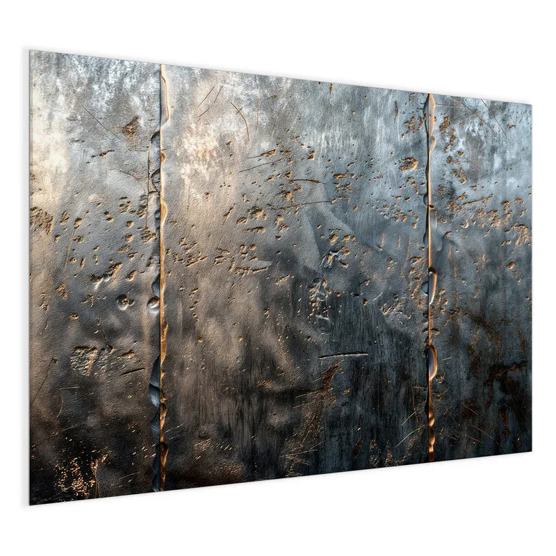 Magnettafel - Rostige Stahlplatten