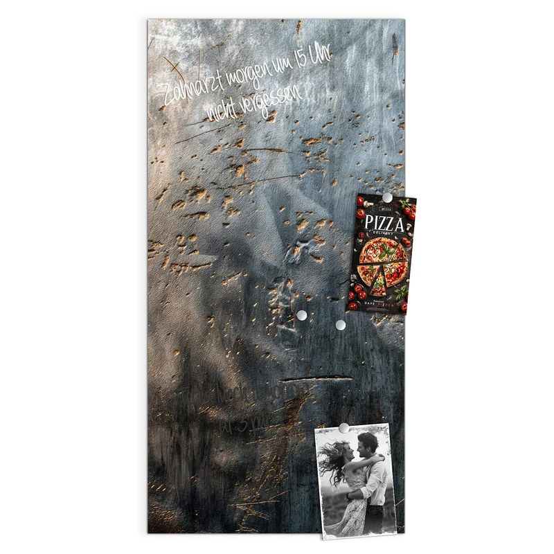 Magnettafel - Rostige Stahlplatten