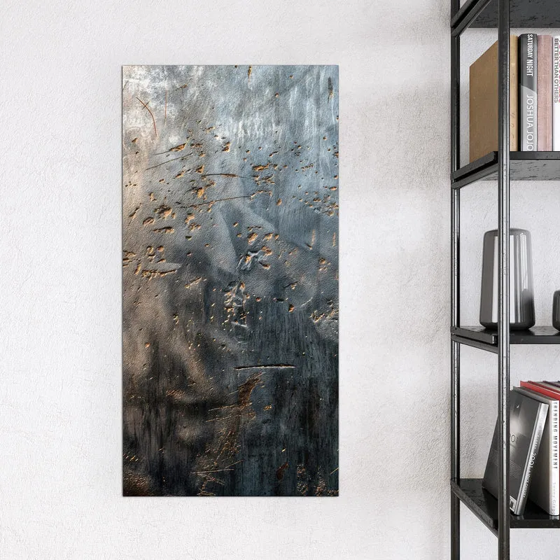 Magnettafel - Rostige Stahlplatten