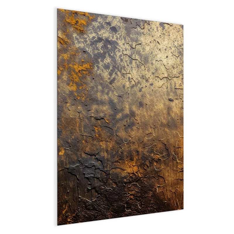 Magnettafel - Goldbrauner Rost