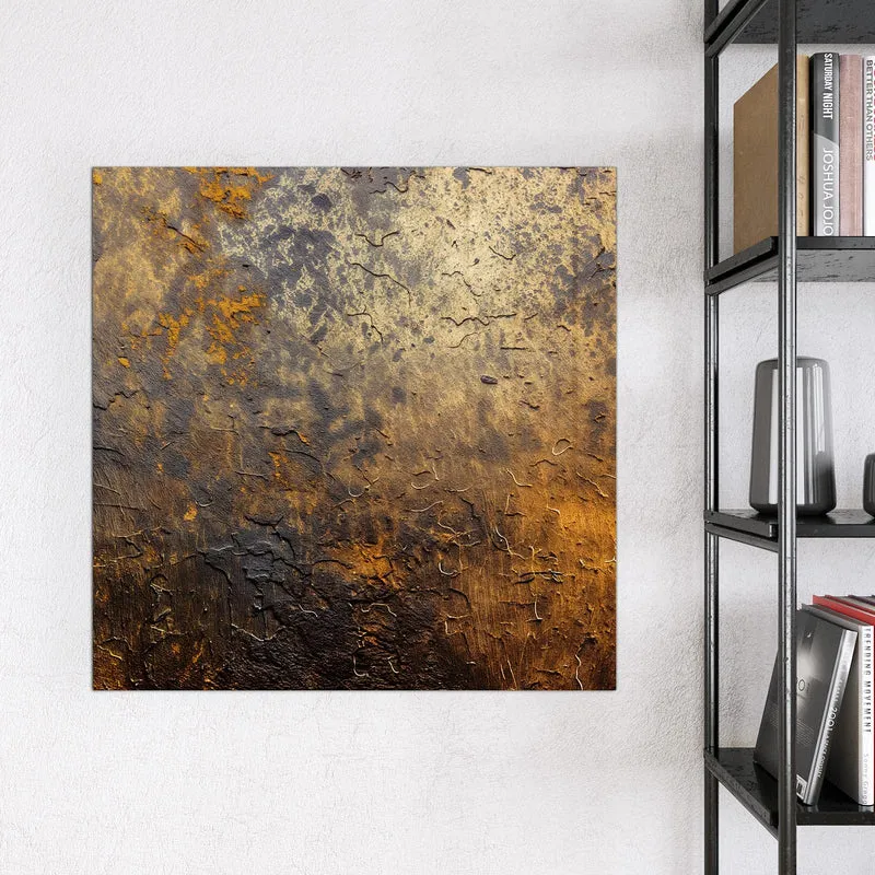 Magnettafel - Goldbrauner Rost