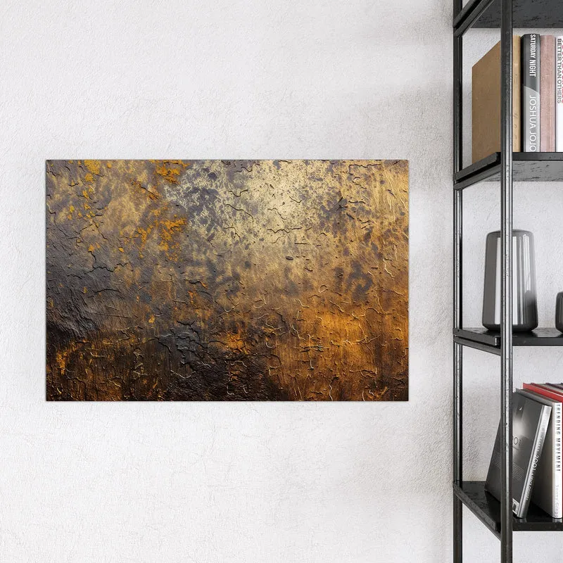 Magnettafel - Goldbrauner Rost