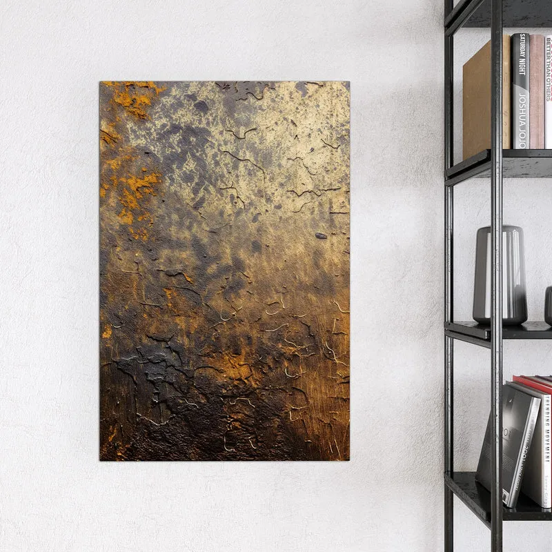 Magnettafel - Goldbrauner Rost