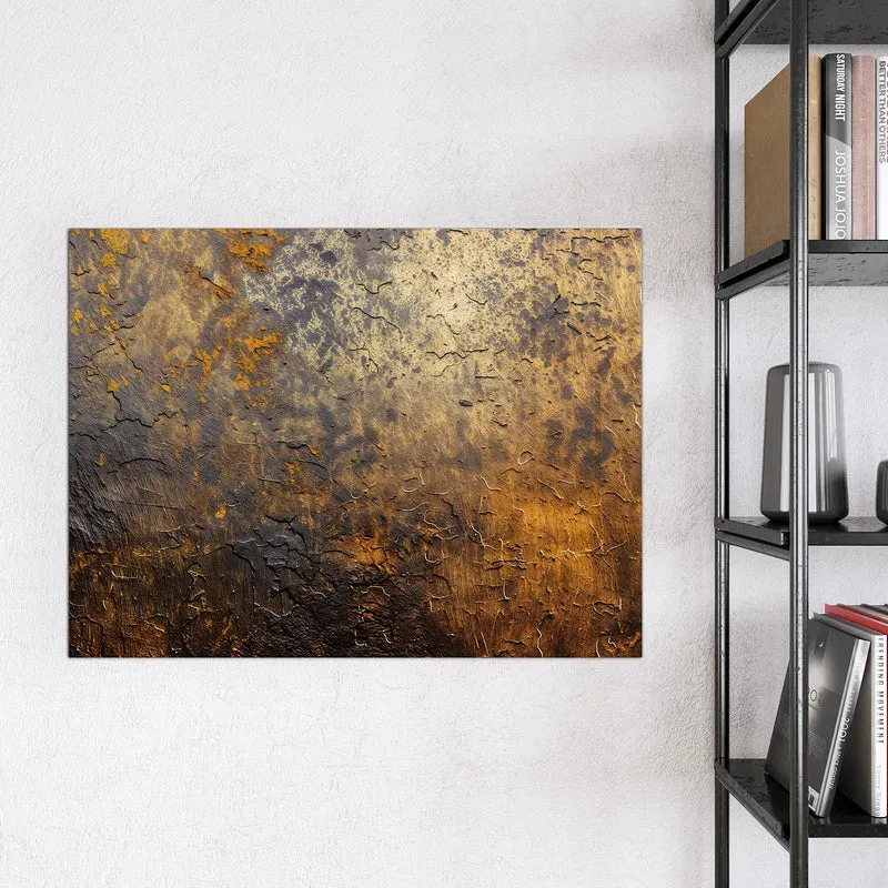 Magnettafel - Goldbrauner Rost