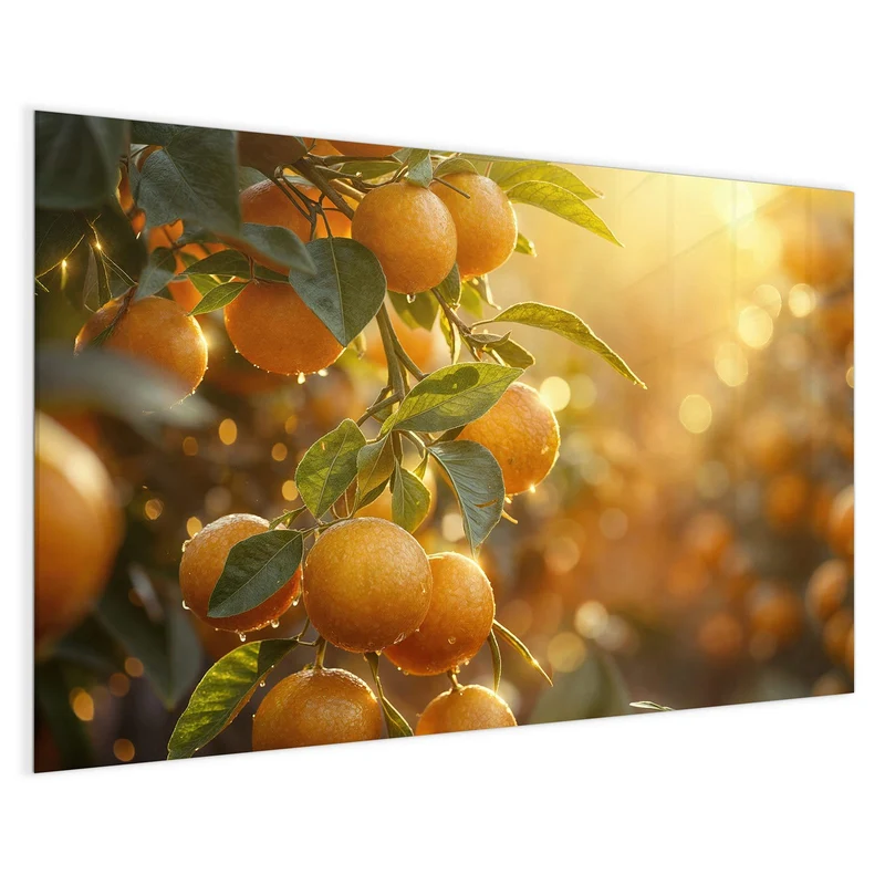 Magnettafel - Sonnengeflutete Orangen