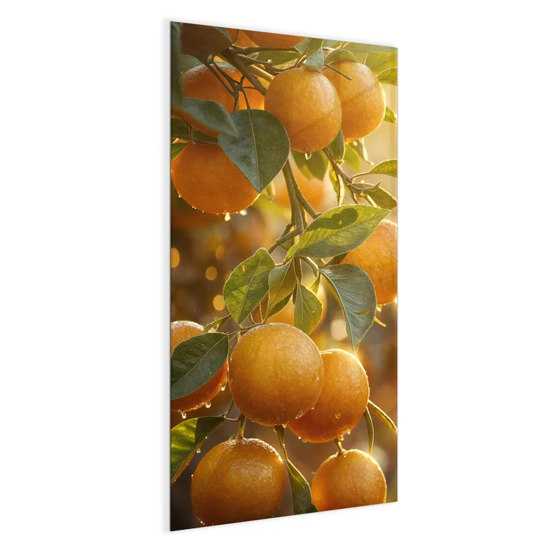 Magnettafel - Sonnengeflutete Orangen
