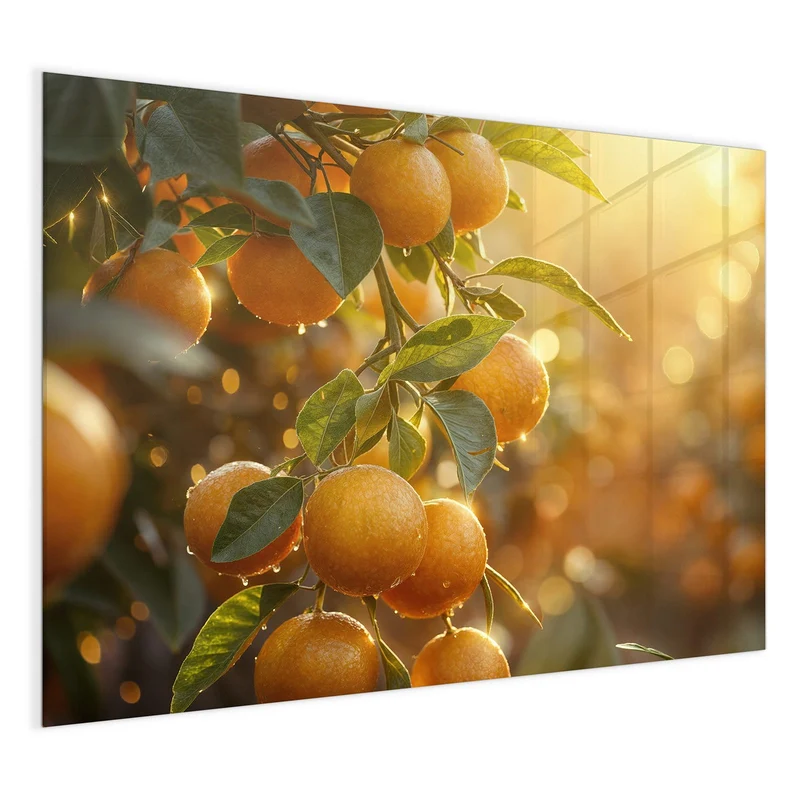 Magnettafel - Sonnengeflutete Orangen