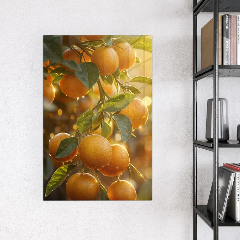 Magnettafel - Sonnengeflutete Orangen