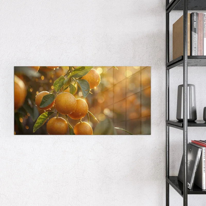 Magnettafel - Sonnengeflutete Orangen