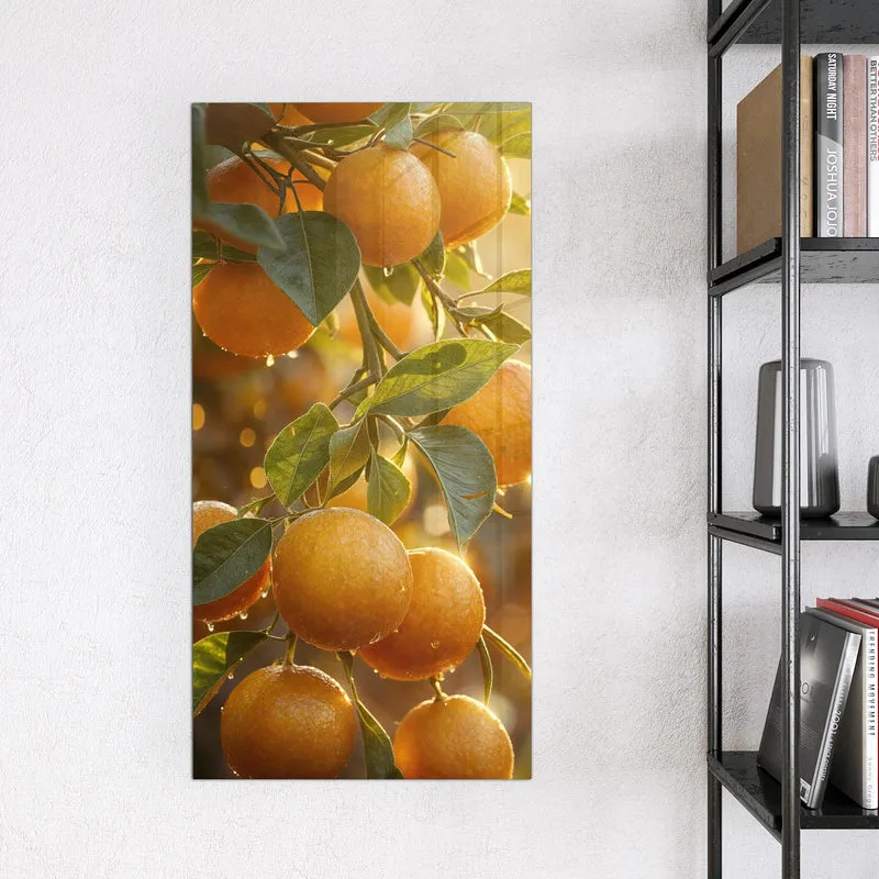 Magnettafel - Sonnengeflutete Orangen