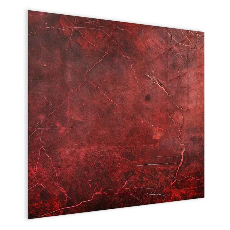 Magnettafel - Rissiges Rot
