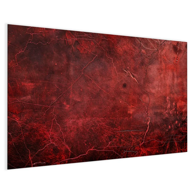Magnettafel - Rissiges Rot