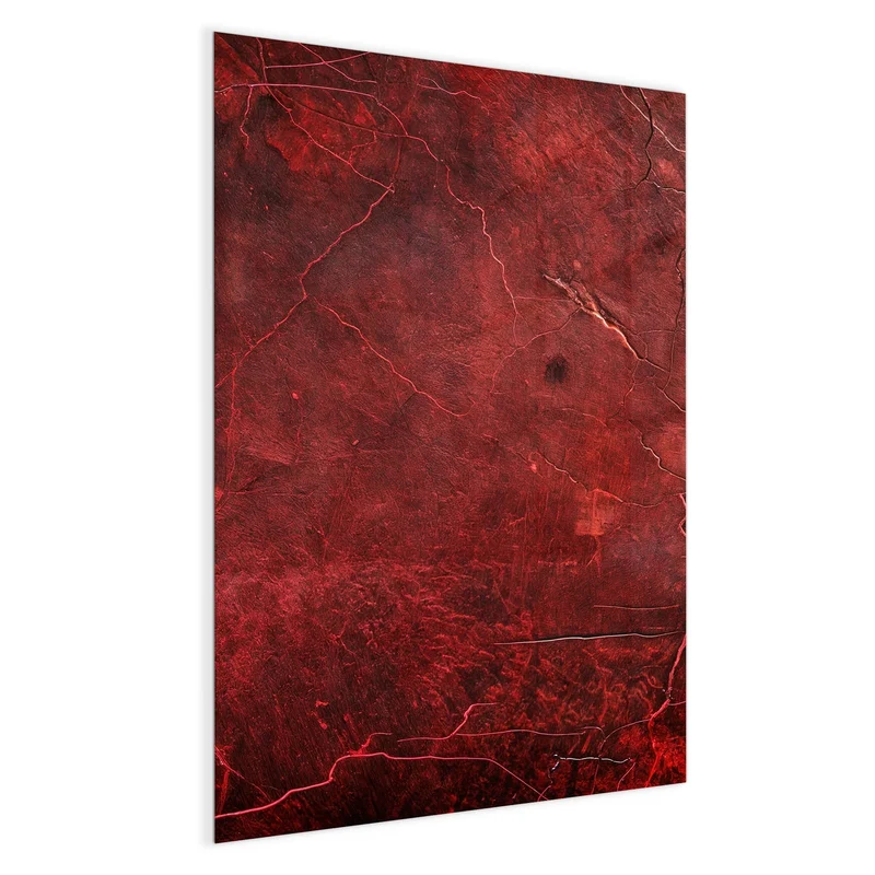 Magnettafel - Rissiges Rot