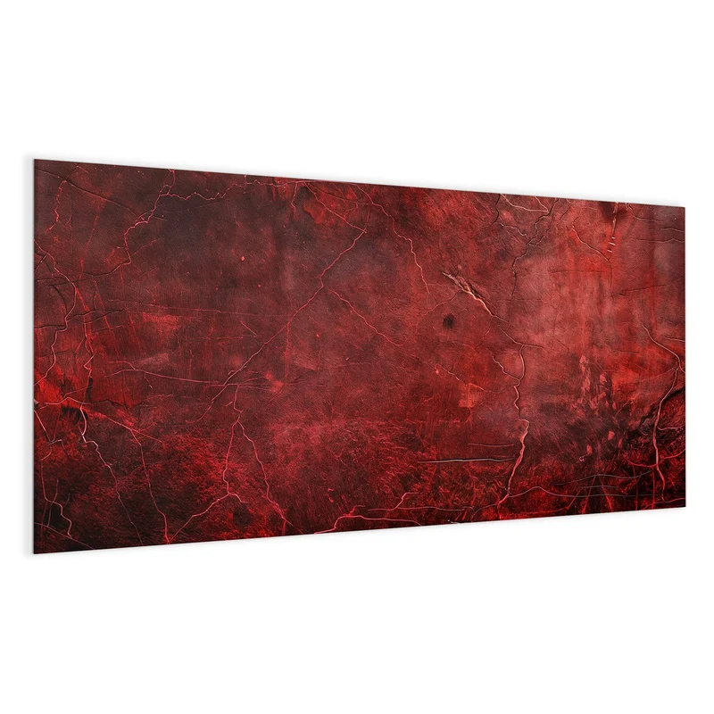 Magnettafel - Rissiges Rot