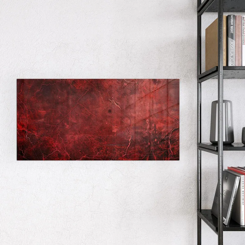 Magnettafel - Rissiges Rot