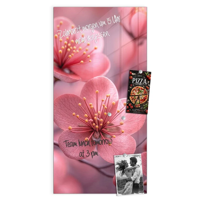 Magnettafel - Kirschbaumblüten