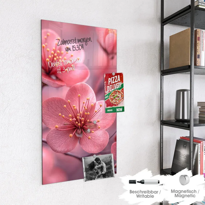 Magnettafel - Kirschbaumblüten