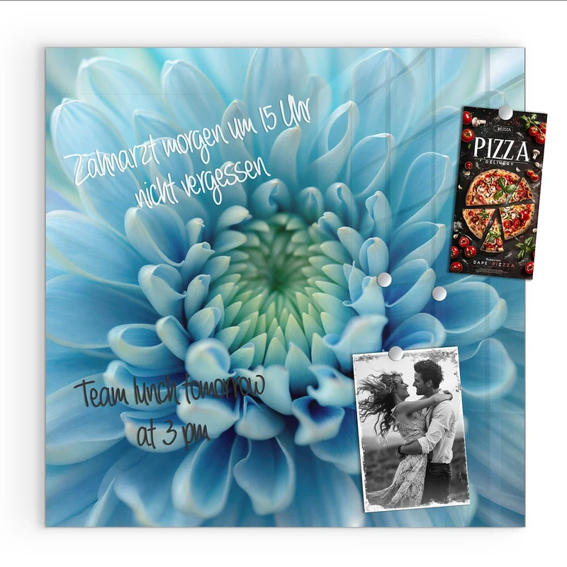 Magnettafel - Helle Chrysantheme